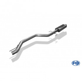 Silent stainless steel front for OPEL SIGNUM 2.8L