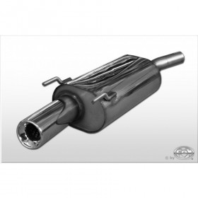 Silent stainless steel rear 1x90mm type 13 for OPEL TIGRA A