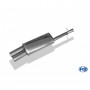 Silent stainless steel 2x76mm type 13 for OPEL VECTRA A (COFFRE)