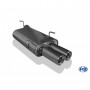 Silent stainless steel rear 2x80mm type 13 for OPEL VECTRA B (09/1999-)