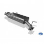 Silent stainless steel rear 2x80mm type 13 for OPEL VECTRA B (09/1999-)