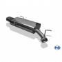 Silent stainless steel rear 1x135x80mm type 53 for OPEL VECTRA B (09/1999-)