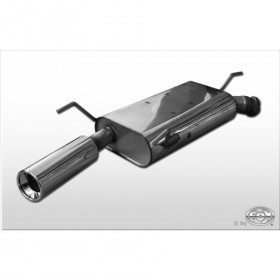 Silent stainless steel rear 1x90mm type 13 for OPEL VECTRA B (1994-09/1999)