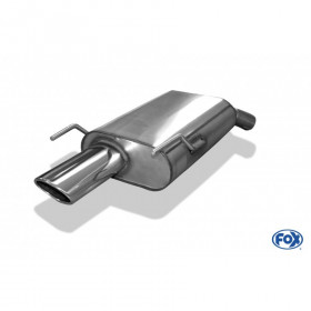 Silencieux arrière inox 1x106x71mm type 32 pour OPEL VECTRA C CARAVAN