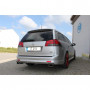 Silent rear duplex stainless steel 1x142x78mm type 61 for OPEL VECTRA C OPC CARAVAN
