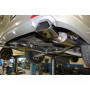 Silencieux arrière duplex inox 1x142x78mm type 61 pour OPEL VECTRA C OPC CARAVAN