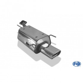 1x135x80mm stainless steel silent for OPEL ZAFIRA A (F75/T98)