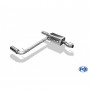 Silencieux arrière duplex inox 1x90mm type 25 pour OPEL ZAFIRA B OPC