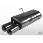 Silent stainless steel rear 2x76mm type 13 for PEUGEOT 106 I/II