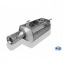Silencieux arrière inox 1x90mm type 13 pour PEUGEOT 206/206CC