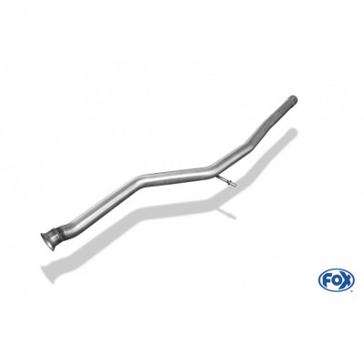 Stainless front silencer removal tube for PEUGEOT 206 S16/206CC S16 (fixing to emmus)