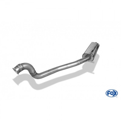 Silent stainless steel front for PEUGEOT 206 RC