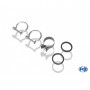 Tube de suppression de silencieux avant inox pour PEUGEOT 206 RC
