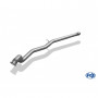 Tube de suppression de silencieux avant inox pour PEUGEOT 206 RC
