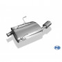 Silent stainless steel rear 1x106x71mm type 32 for PEUGEOT 206 SW