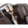 Silencieux arrière inox 2x80mm type 13 pour PEUGEOT 207 SW