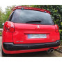 Silent stainless steel rear 2x100mm type 16 for PEUGEOT 207 SW RC