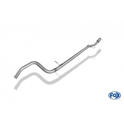 Stainless front silencer removal tube for PEUGEOT 207