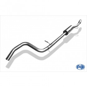 Silencieux avant inox pour PEUGEOT 208