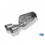 Silencieux arrière inox 2x90mm type 16 pour PEUGEOT 208 GTI