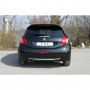 Silencieux arrière duplex inox 1x145x65mm type 59 pour PEUGEOT 208 GTI