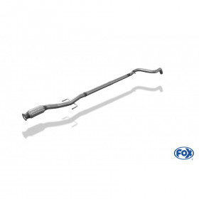 Stainless front silencer removal tube for PEUGEOT 208 GTI