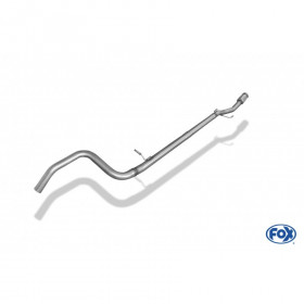 Tube de suppression de silencieux avant inox pour PEUGEOT 2008