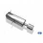 Silent stainless steel rear 1x135x80mm type 53 for PEUGEOT 307 SW