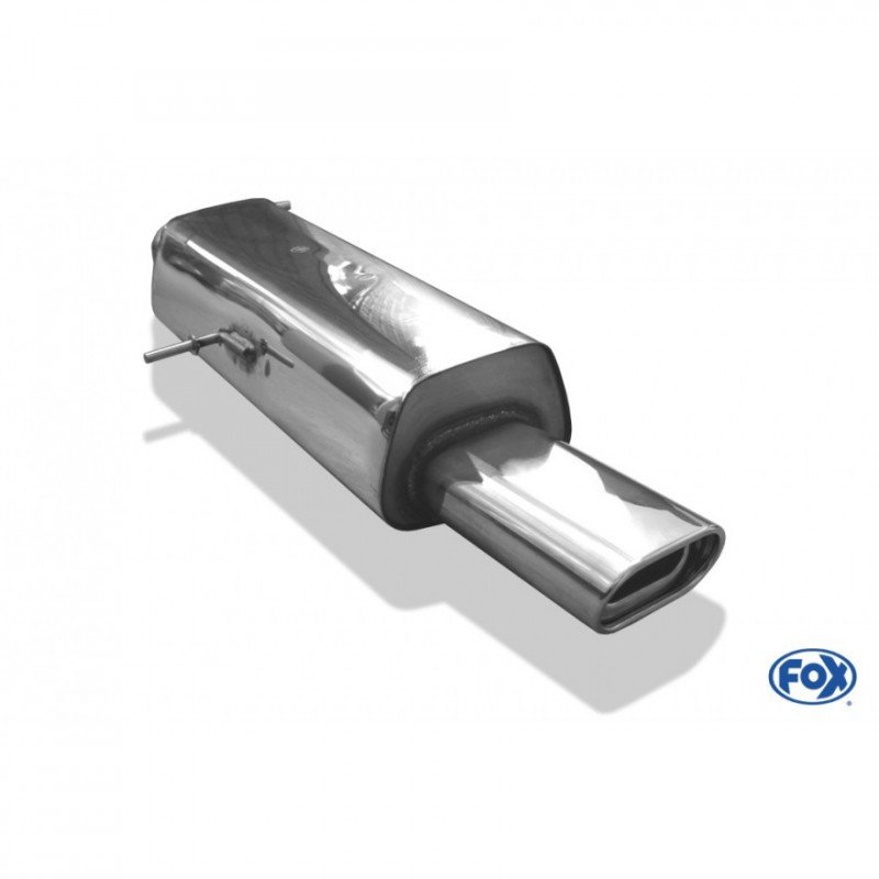 Silencieux Arrière Pour Peugeot 607 3.0 (jusqu'à 10/2004) - Acier Aluminié - Kit Complet