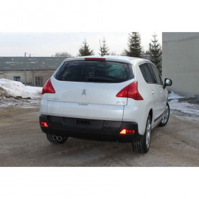 Silent stainless steel rear 2x70mm type 13 for PEUGEOT 3008