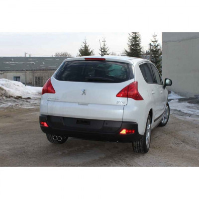 Silent stainless steel rear 2x70mm type 13 for PEUGEOT 3008