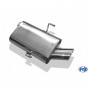 Silent stainless steel rear 1x106x71mm type 38 for PEUGEOT 406 BERLINE/COUPE