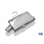 Silencieux arrière inox 1x90mm type 12 pour PEUGEOT 406 COUPE