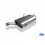 Silent stainless steel rear 1x90mm type 13 for PEUGEOT 406 BREAK (2000-)
