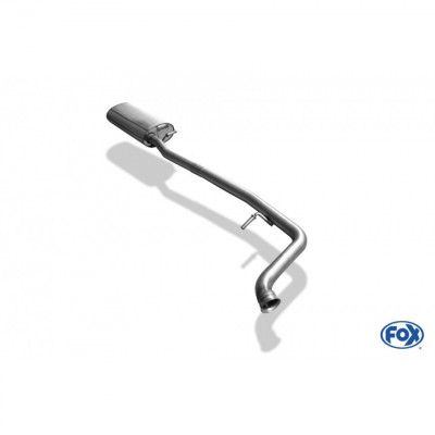 Silencieux avant inox pour PEUGEOT 406 BREAK (2000-)