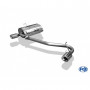 Silent rear duplex stainless steel 1x93x79mm type 71 for PEUGEOT 406 BREAK