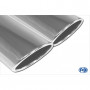 Silent rear duplex stainless steel 2x106x71mm type 32 for PEUGEOT RCZ