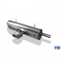 Silent stainless steel rear 1x135x80mm type 53 for PORSCHE BOXTER 986