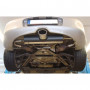 Silent stainless steel rear 1x140x90mm type 32 for PORSCHE BOXTER 986