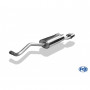 Silent stainless steel rear 1x160x80mm type 53 for RENAULT 19 (CHAMADE)
