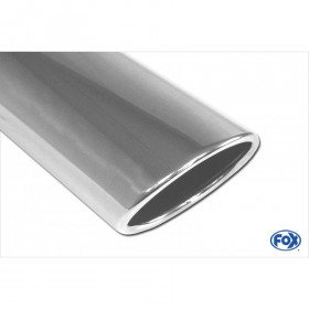 Silent stainless steel rear 1x106x71mm type 32 for RENAULT CAPTUR