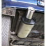 Silencieux arrière inox 1x80mm type 13 pour RENAULT CLIO I B/C 57