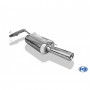 Silencieux arrière inox 1x80mm type 13 pour RENAULT CLIO I B/C 57