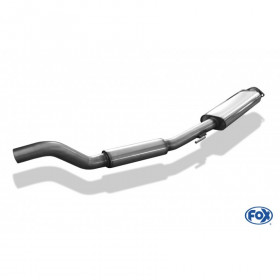Silent stainless steel front for RENAULT CLIO II/B
