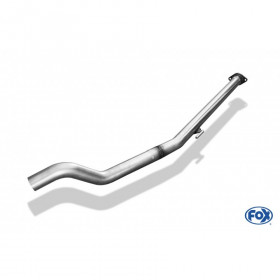 Stainless front silencer removal tube for RENAULT CLIO II/B