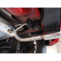 Silent rear duplex stainless steel 1x76mm type 17 for RENAULT CLIO III SPORT