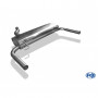 Silent rear duplex stainless steel 1x50mm type 10 for RENAULT CLIO III SPORT FACELIFT