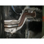 Silent rear duplex stainless steel 1x50mm type 10 for RENAULT CLIO III SPORT FACELIFT