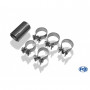 Silent rear duplex stainless steel 1x50mm type 10 for RENAULT CLIO III SPORT FACELIFT