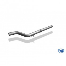 Stainless front silencer removal tube for RENAULT CLIO III SPORT